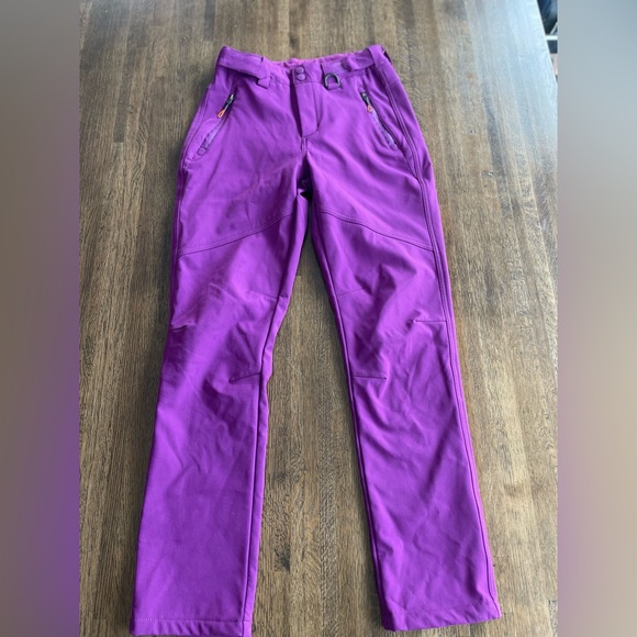 Free Soldier Purple Fleece Pants - size 28 - Picture 1 of 9